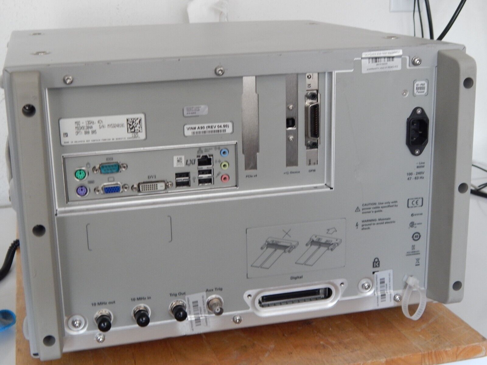 Keysight Infiniium MSOX92504A 25GHz Mixed Signal Oscilloscope Z540 cal 12/2024 Keysight Infiniium MSOX92504A 25GHz Mixed Signal Oscilloscope Z540 cal 12/2024
